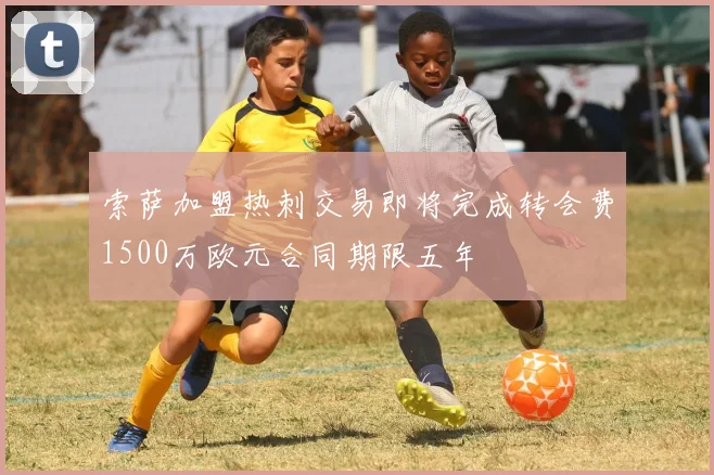 索萨加盟热刺交易即将完成转会费1500万欧元合同期限五年